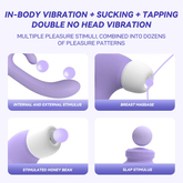 Vibrador de succión de martillo, orgasmo, masturbador femenino multifuncional